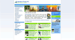 Desktop Screenshot of marathon-finanz.de